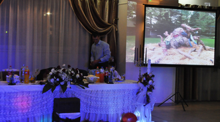 Videoproiectie ecran poze film botez timisoara cransebes lugoj
